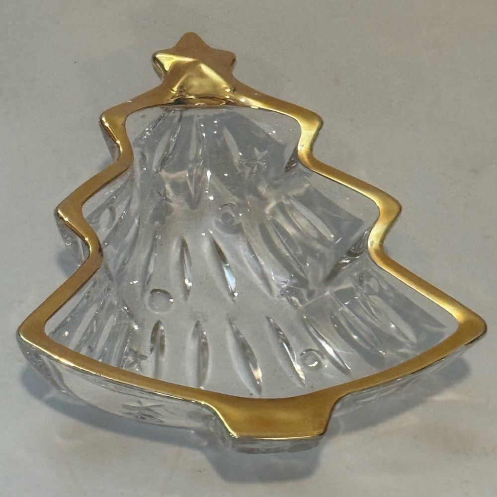Studio Nova Mikasa Sweet Dish for‎ Candy/James/Dips/Sauces 6" L Gold Rim